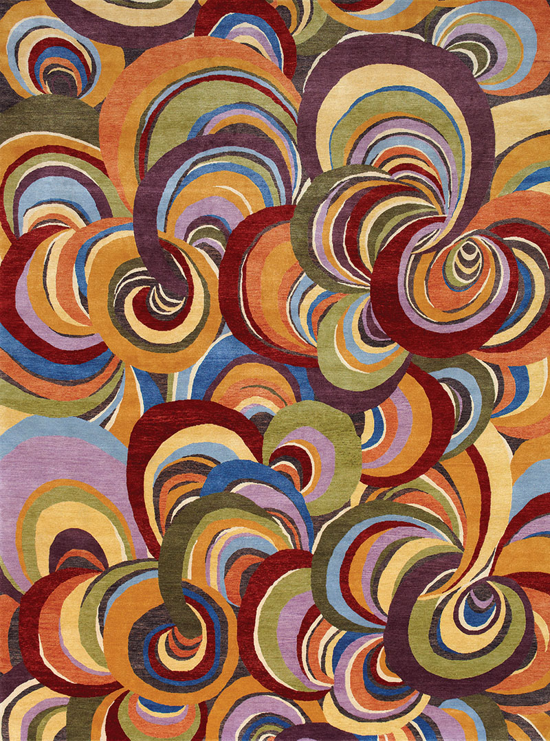 Rainbow Multi by Wool & Silk | woolandsilkrugs.com