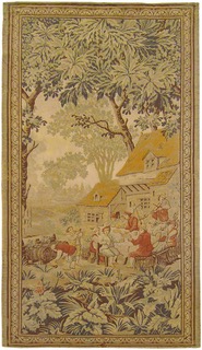 Antique French Verdure Tapestry