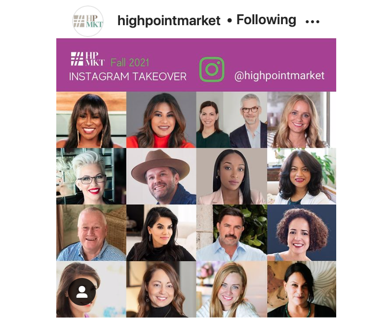 High Point Market Instagram takeover