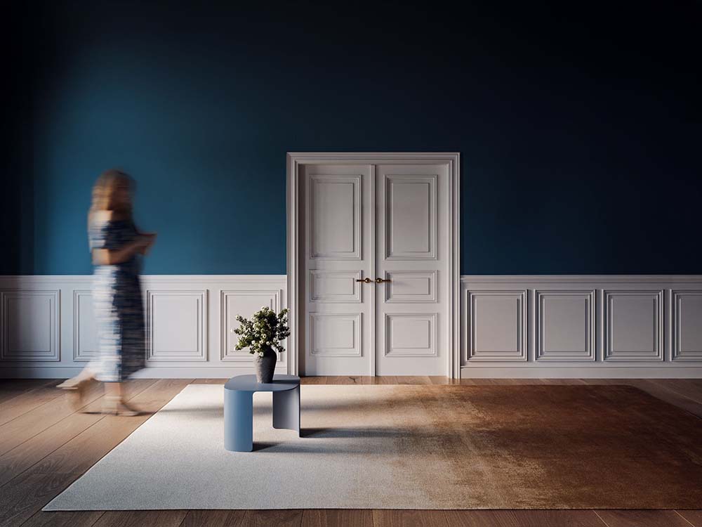 New hand-knotted designs reveal a world that shifts with light, texture and perspective