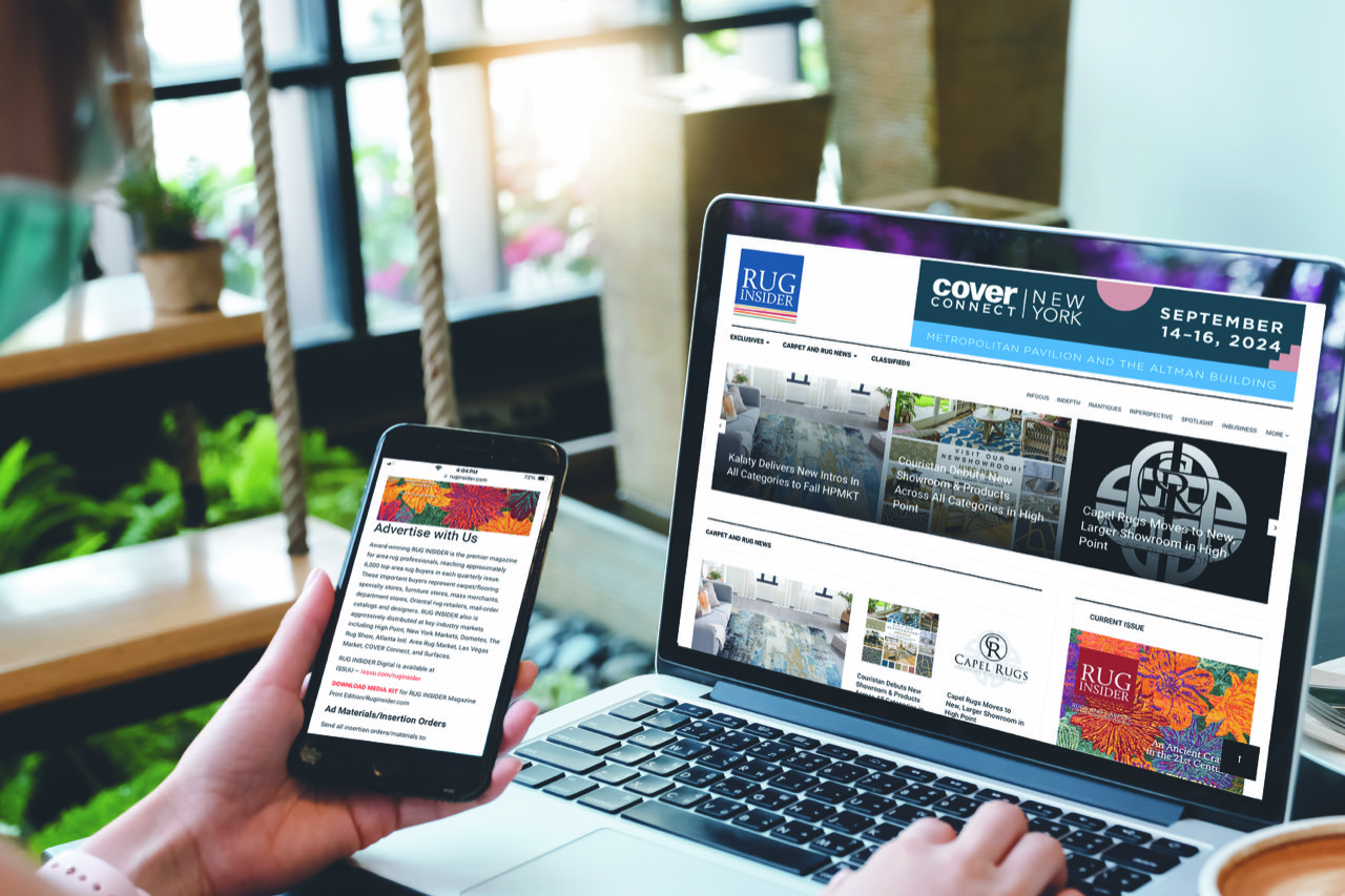 The revamped, design-driven publication brings print, digital, and online advertising together to reach the rug industry’s key buyers.