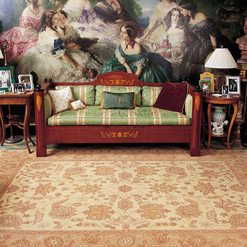 Couristan Carpet before a Mural